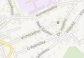 Vrchlického v obci Hořovice - mapa ulice