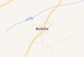 Bukov v obci Hořovičky - mapa části obce