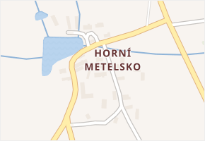 Horní Metelsko v obci Horšovský Týn - mapa části obce