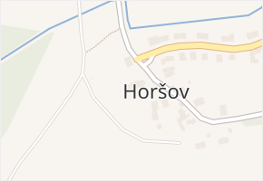 Horšov v obci Horšovský Týn - mapa části obce