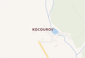 Kocourov v obci Horšovský Týn - mapa části obce