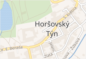 náměstí Republiky v obci Horšovský Týn - mapa ulice