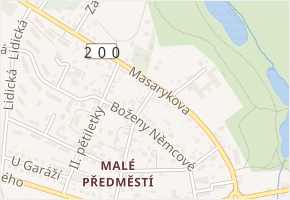 Nerudova v obci Horšovský Týn - mapa ulice