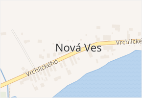Nová Ves v obci Horšovský Týn - mapa části obce