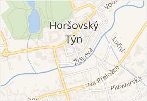 Plachého v obci Horšovský Týn - mapa ulice