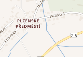 Plzeňská v obci Horšovský Týn - mapa ulice