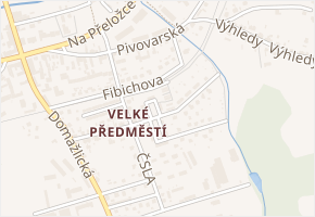 Smetanovo náměstí v obci Horšovský Týn - mapa ulice