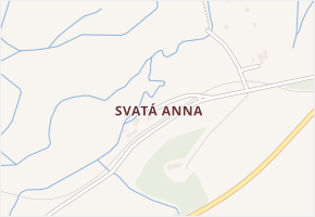 Svatá Anna v obci Horšovský Týn - mapa části obce