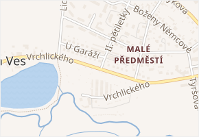 Vrchlického v obci Horšovský Týn - mapa ulice