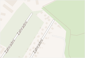 Zahradní v obci Horšovský Týn - mapa ulice