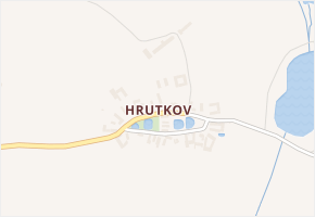 Hrutkov v obci Hospříz - mapa části obce