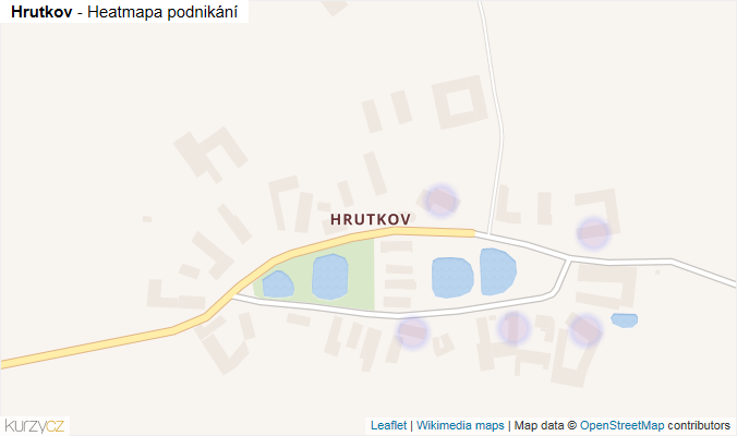 Mapa Hrutkov - Firmy v části obce.