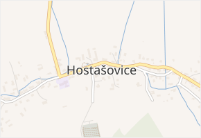 Hostašovice v obci Hostašovice - mapa části obce