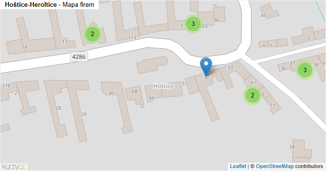 Hoštice-Heroltice - mapa firem