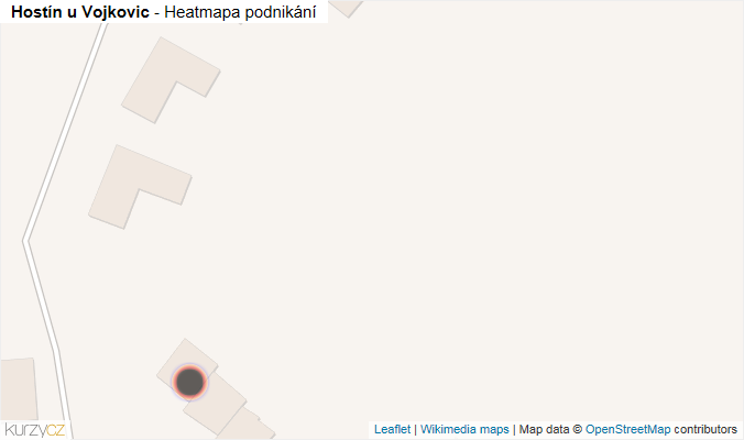 Mapa Hostín u Vojkovic - Firmy v obci.