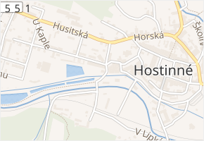 Deymova v obci Hostinné - mapa ulice