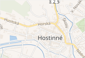 E. Votočka v obci Hostinné - mapa ulice