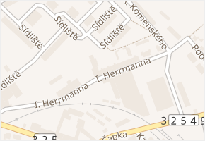 I. Herrmanna v obci Hostinné - mapa ulice
