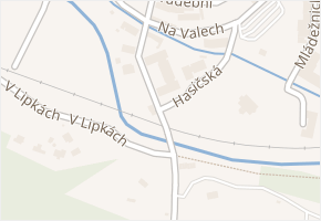 Labská fortna v obci Hostinné - mapa ulice