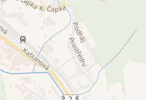 Slévárenská v obci Hostinné - mapa ulice