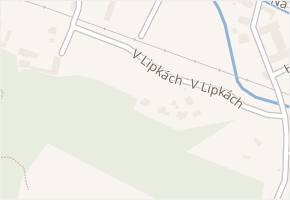 V Lipkách v obci Hostinné - mapa ulice