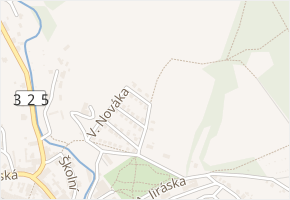 V. Nováka v obci Hostinné - mapa ulice
