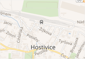 Havlíčkova v obci Hostivice - mapa ulice