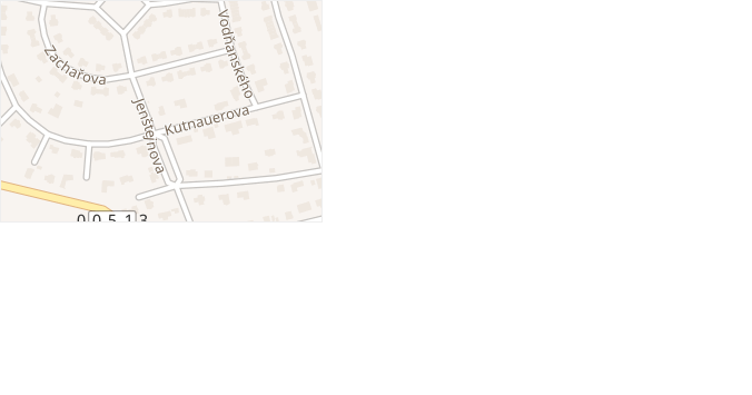 Jenštejnova v obci Hostivice - mapa ulice