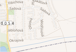 Jilmová v obci Hostivice - mapa ulice