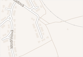 Kaštanová v obci Hostivice - mapa ulice