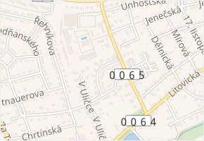 Na Výhledu v obci Hostivice - mapa ulice