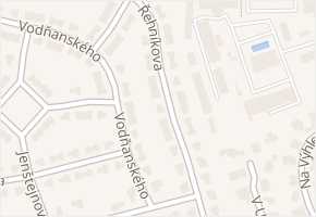 Řehníkova v obci Hostivice - mapa ulice