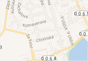 Žďárského v obci Hostivice - mapa ulice