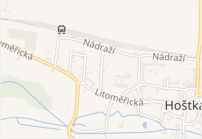Klicperova v obci Hoštka - mapa ulice