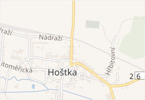 Malešovská v obci Hoštka - mapa ulice