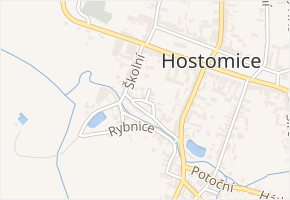 Kopeček v obci Hostomice - mapa ulice