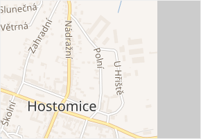 Polní v obci Hostomice - mapa ulice