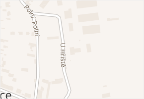 U Hřiště v obci Hostomice - mapa ulice