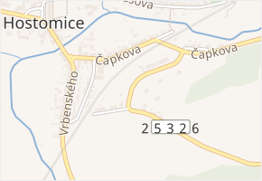 Havlíčkova v obci Hostomice - mapa ulice