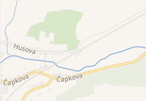 Husova v obci Hostomice - mapa ulice