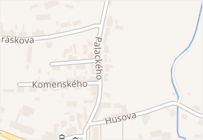 Palackého v obci Hostomice - mapa ulice