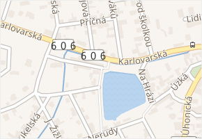 Pavlovská v obci Hostouň - mapa ulice