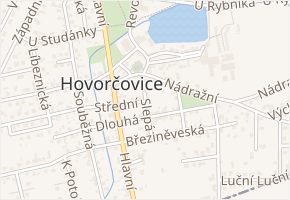 Slepá v obci Hovorčovice - mapa ulice