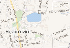 Stará náves v obci Hovorčovice - mapa ulice