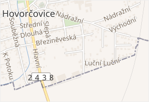 Ve Vilkách v obci Hovorčovice - mapa ulice