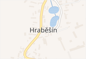 Hraběšín v obci Hraběšín - mapa části obce