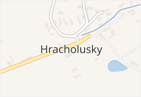 Hracholusky v obci Hracholusky - mapa části obce