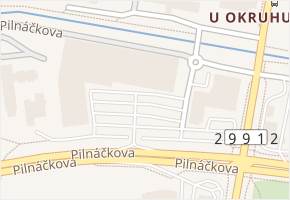 Akademika Bedrny v obci Hradec Králové - mapa ulice