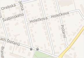 Blahoslavova v obci Hradec Králové - mapa ulice