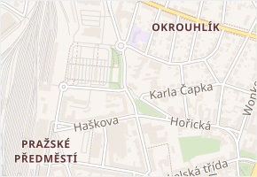 Blažíčkovo náměstí v obci Hradec Králové - mapa ulice